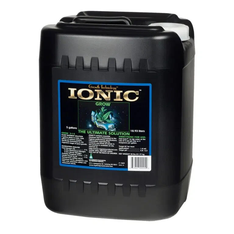 HydroDynamics Ionic Grow / 5 gallon