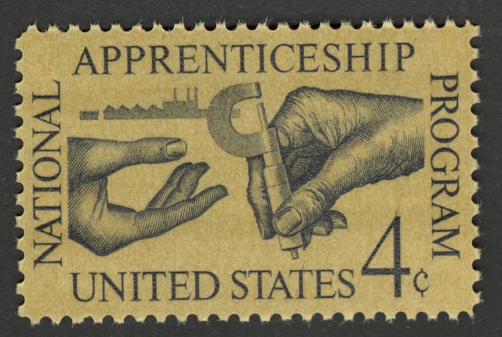 US. 1201. 4c. Apprenticeship Issue. MNH. 1962