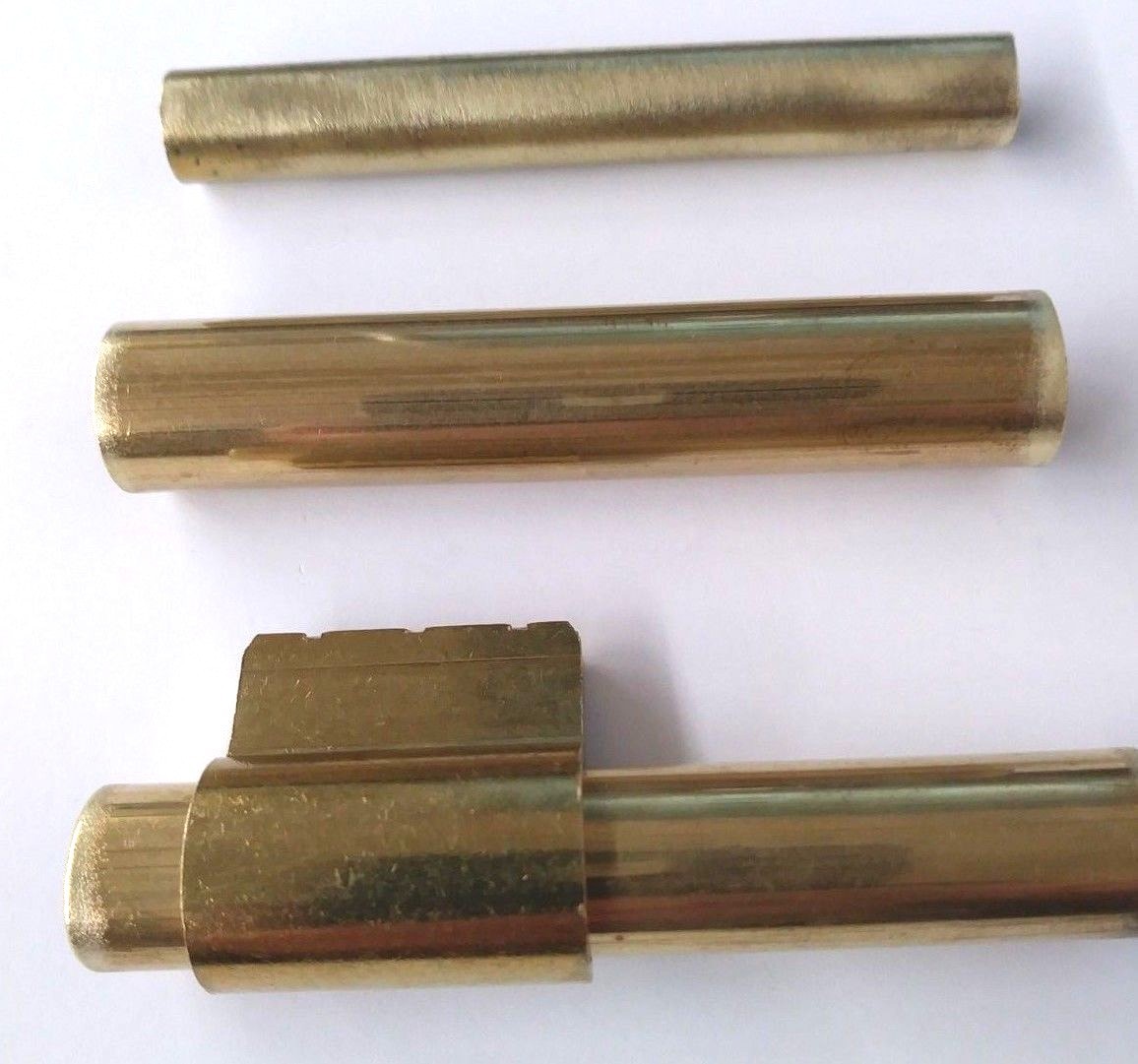 Hollow Brass Locksmith Plug Follower Set of 3 for Re-keying Locks, Free Shipping