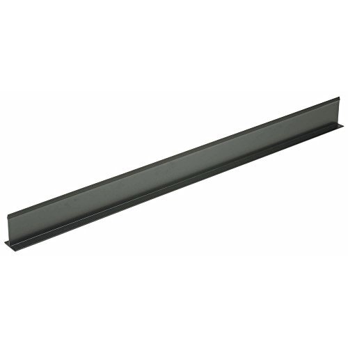 Shelf Divider T Shape Black Plastic - 36" L x 3" H