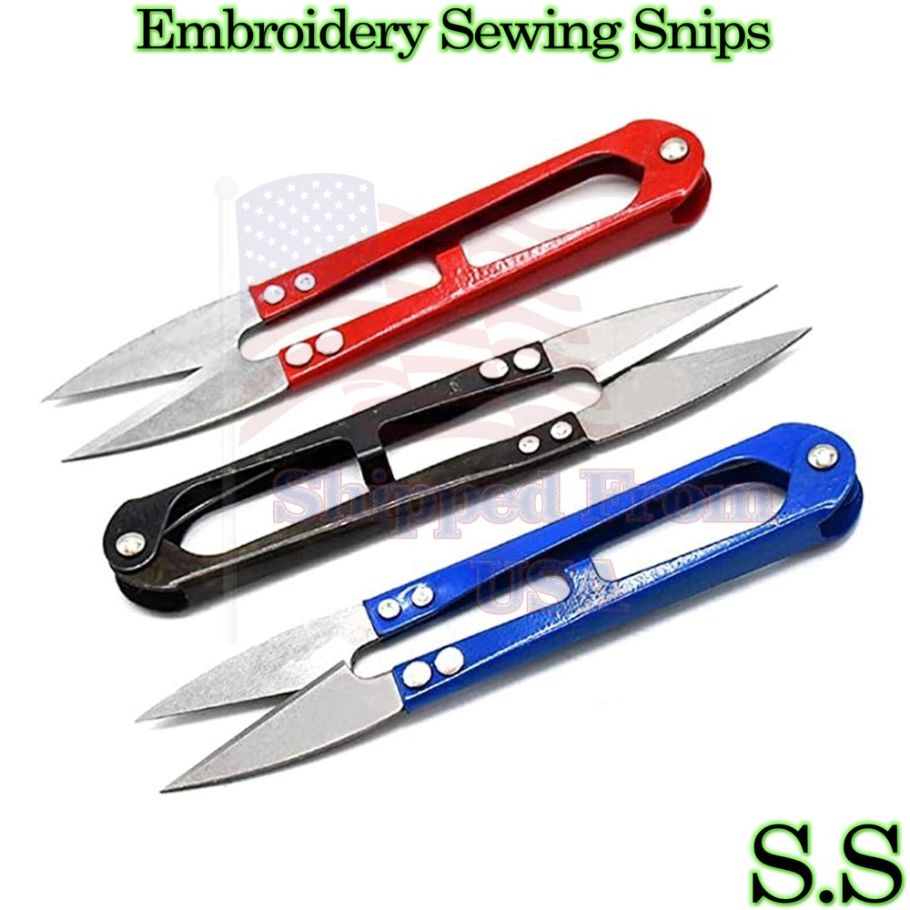3 X Thread Snips Scissors Sewing Embroidery Cutter Thrum Nipper