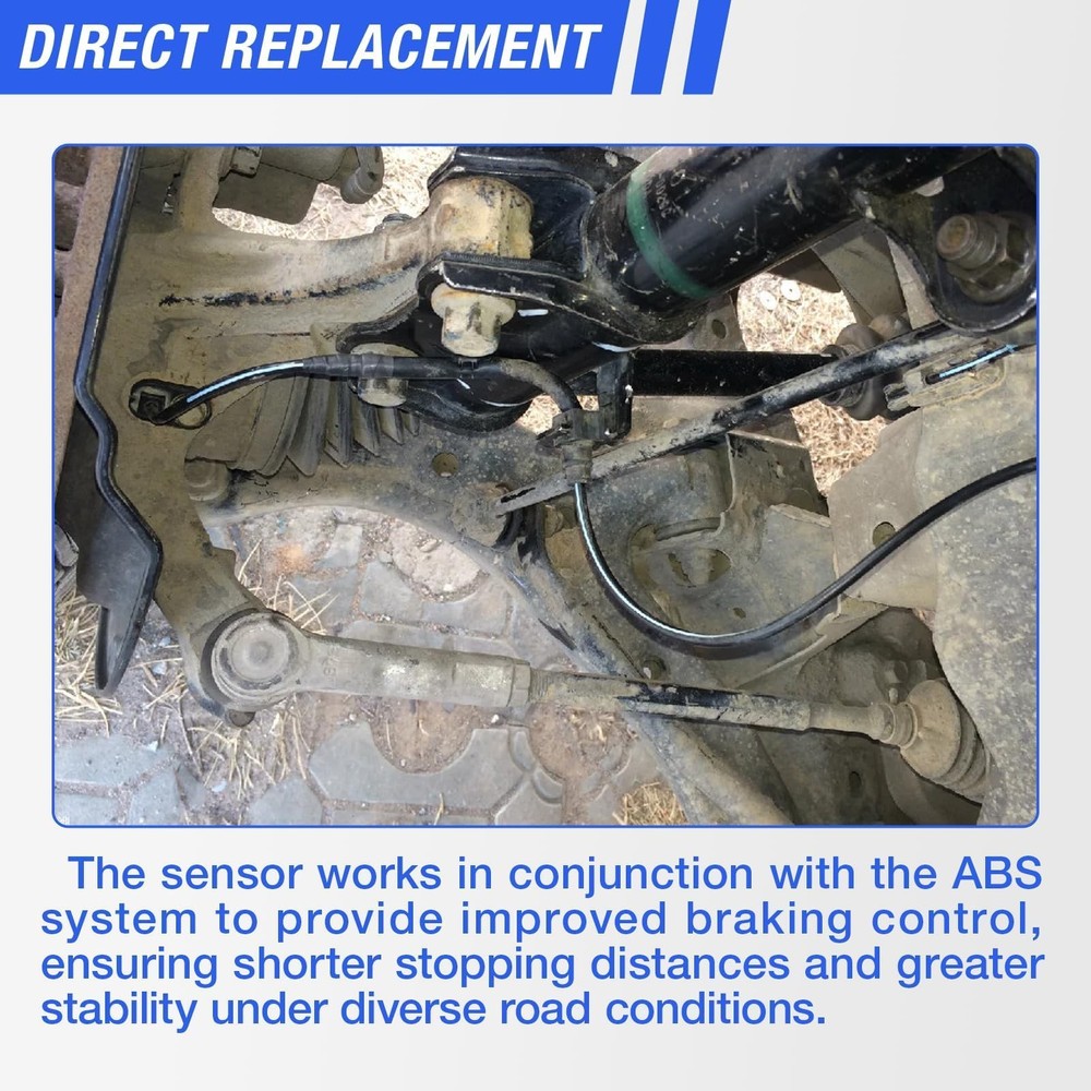 ABS Wheel Speed Sensor Front Left Right Compatible with 2008-2012 Honda Accor...