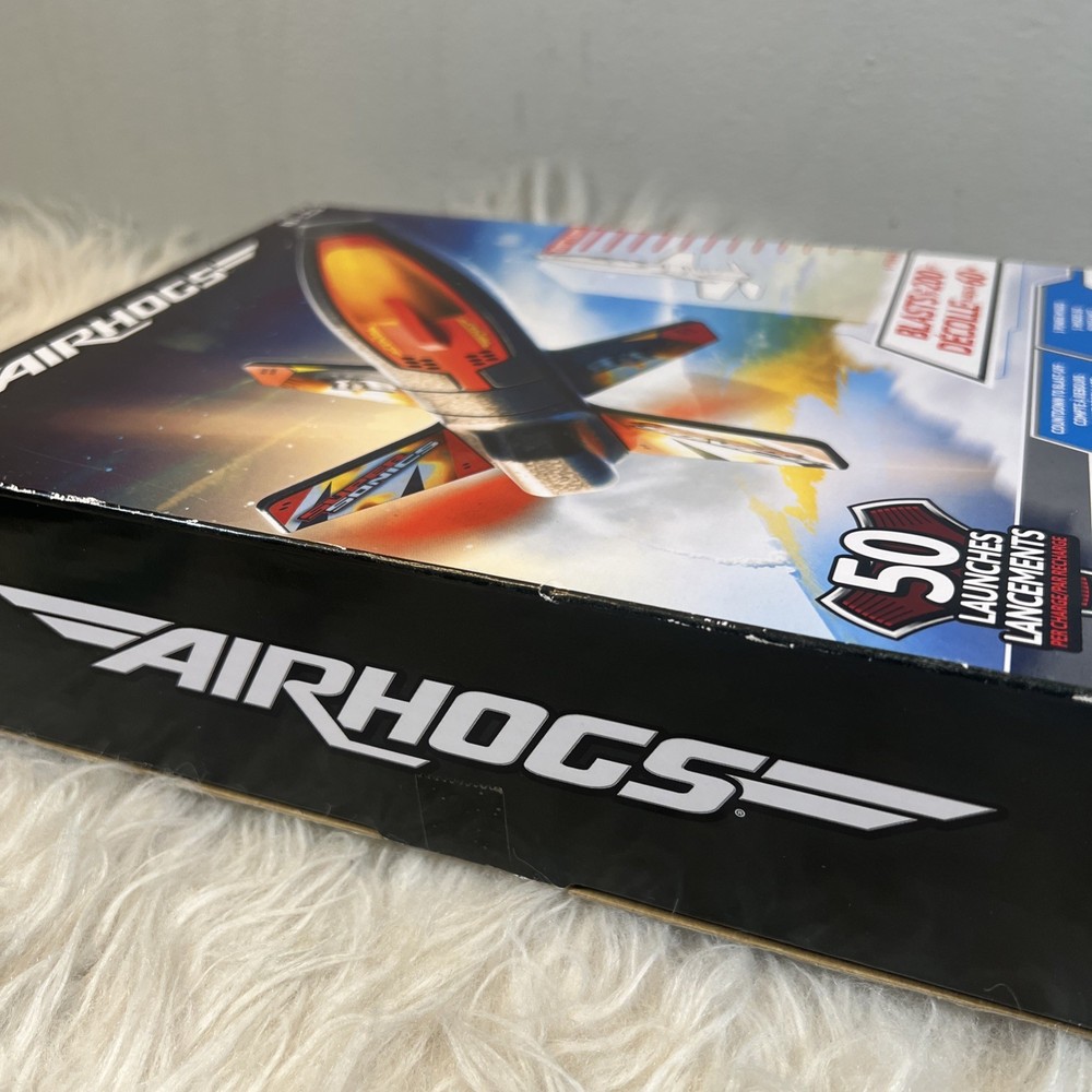Air Hogs Sonic Rocket 200ft High Flying Motorized 3 Power Modes Spin Master