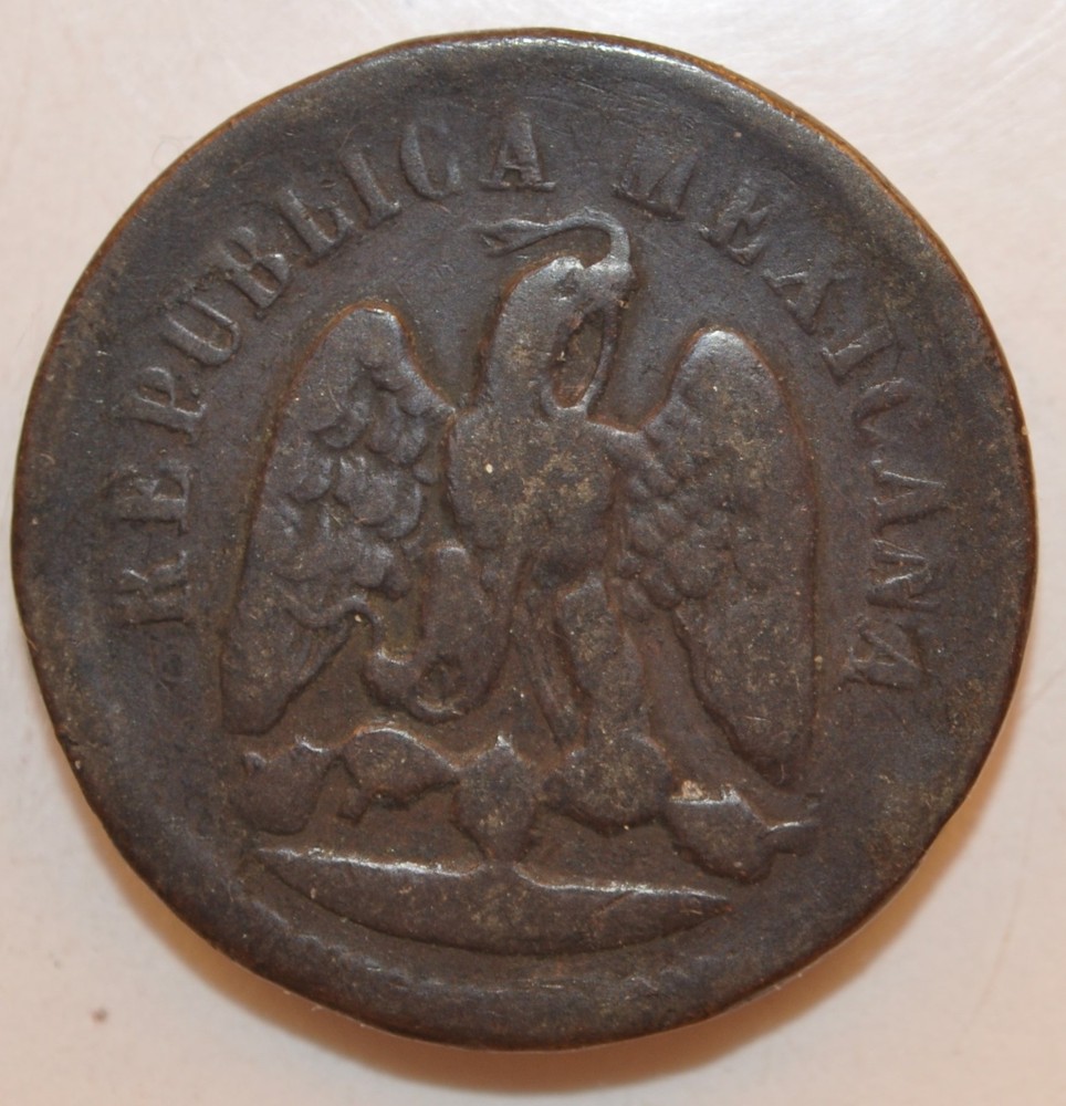 1887 MO Mexico 1 Centavo lot 108