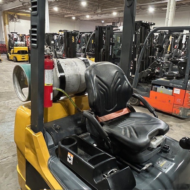 2019 Cat 2C5000 5000lb Used Forklift Triple Mast Sideshift LP Gas 5768 Hours