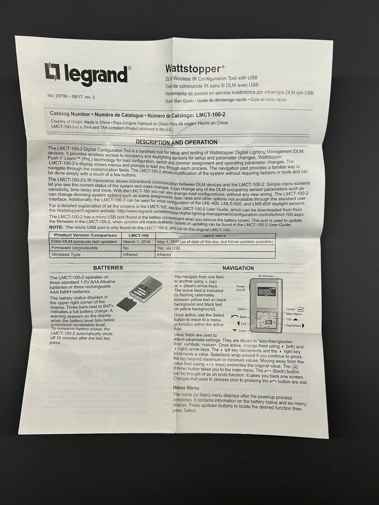 Wattstopper LMCT-100-2