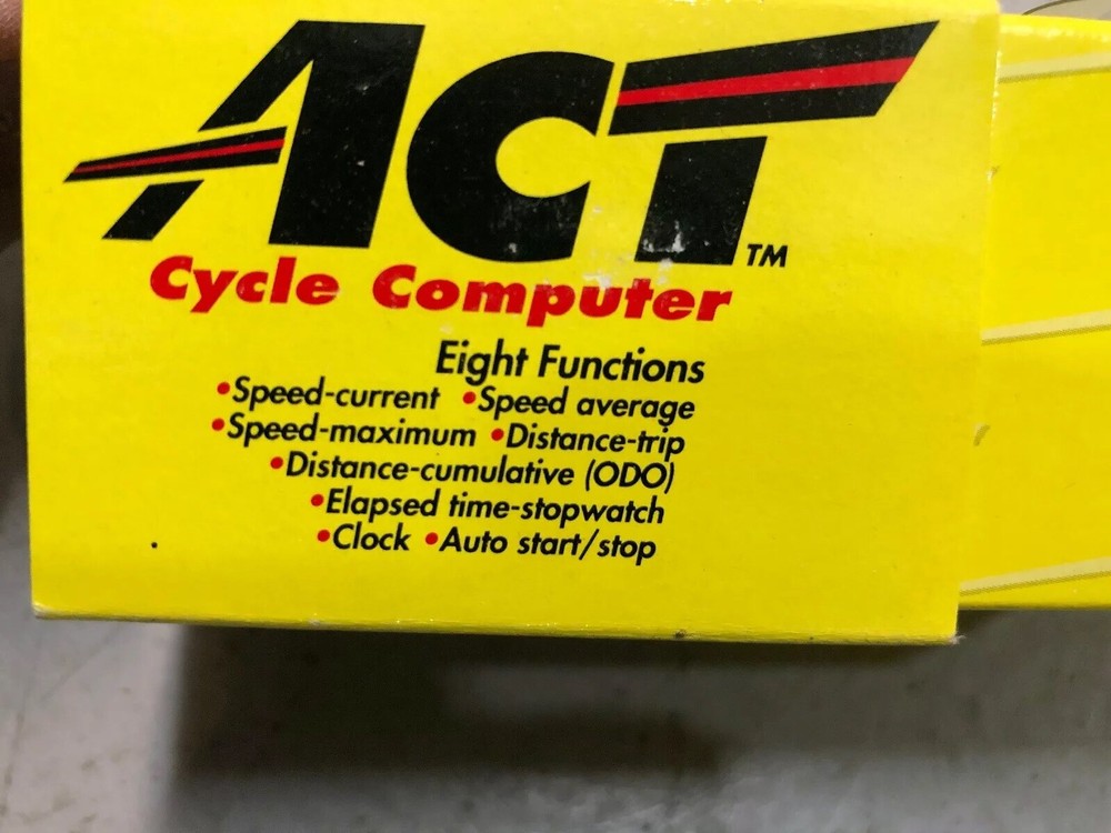 NOS Vintage ACT Cycle Computer