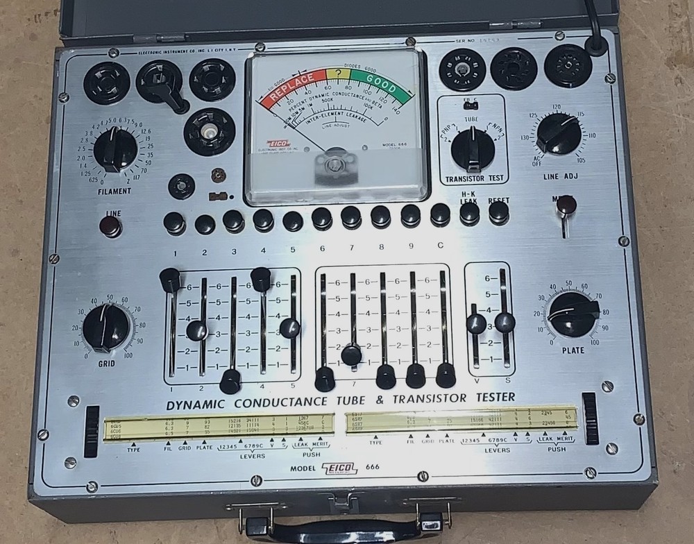 EICO 666 tube tester