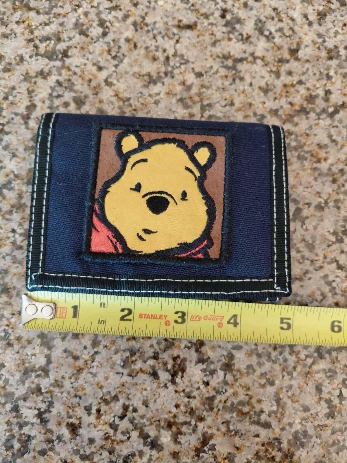 Winnie The Pooh Trifold Denim Wallet