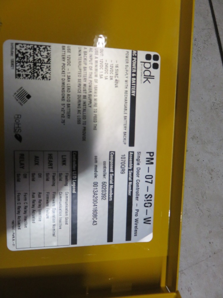 Prodatakey PDK PM-07-SIO-W Access Control Single Door Controller