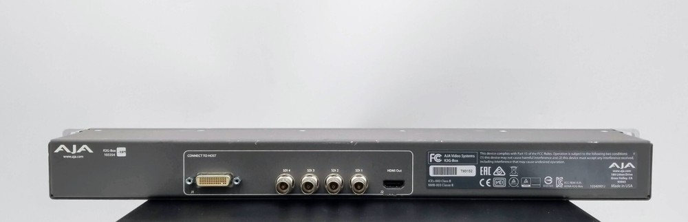 AJA K3G-Box Breakout Box