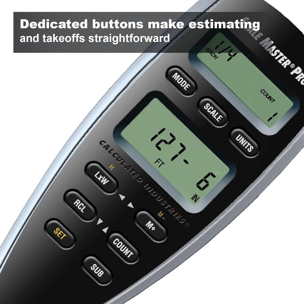 Scale Master Pro 7.3-Inch Digital Plan Measure (6025)