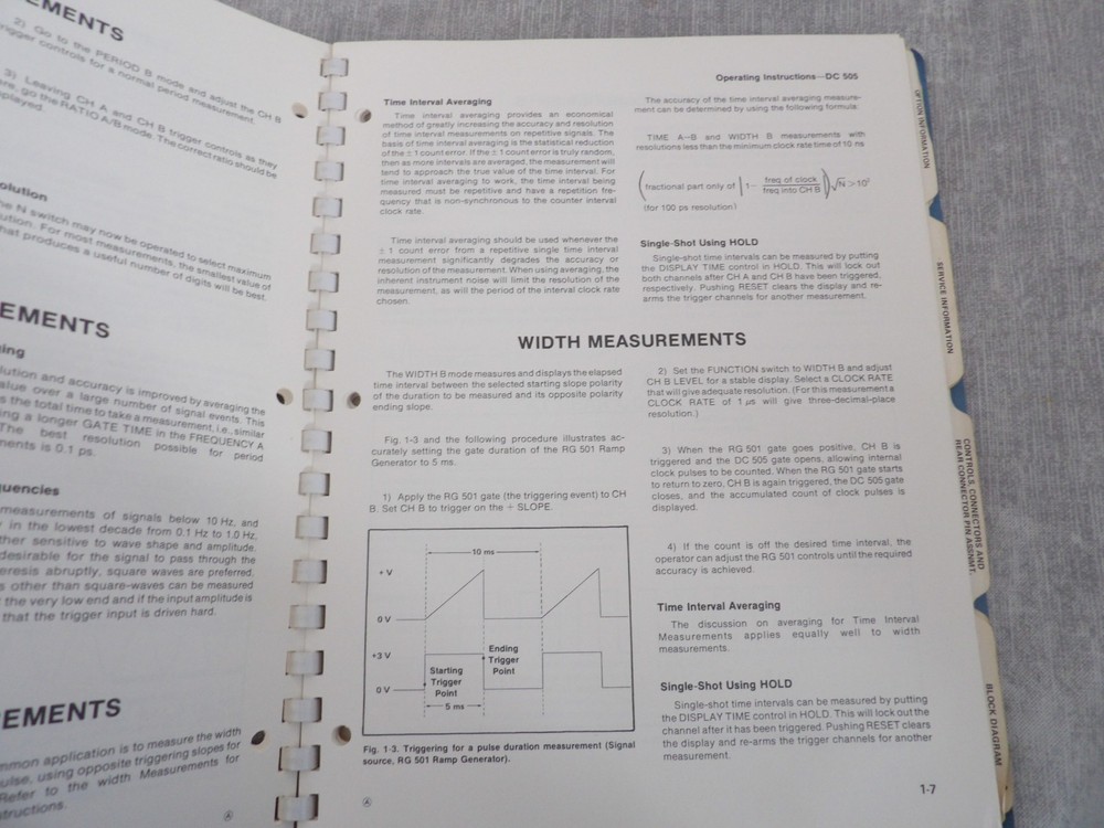 Tektronix DC505 Universal Counter/Timer Instruction Manual
