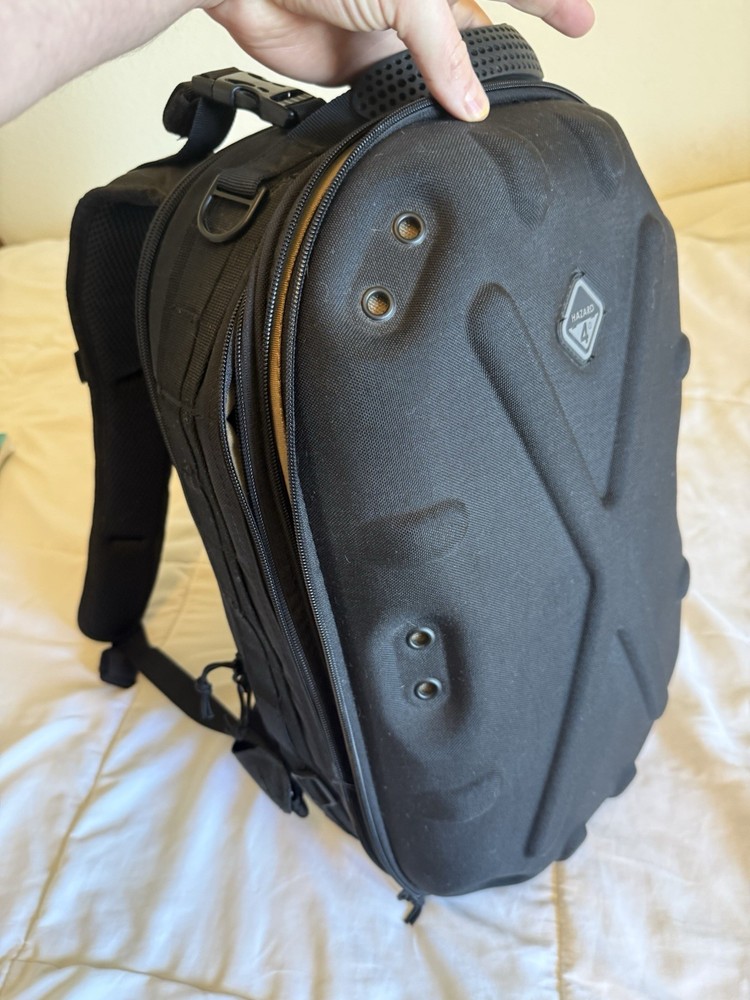 Hazard 4 Pillbox Black Hardshell Tactical Backpack EDC Camera Pack MOLLE