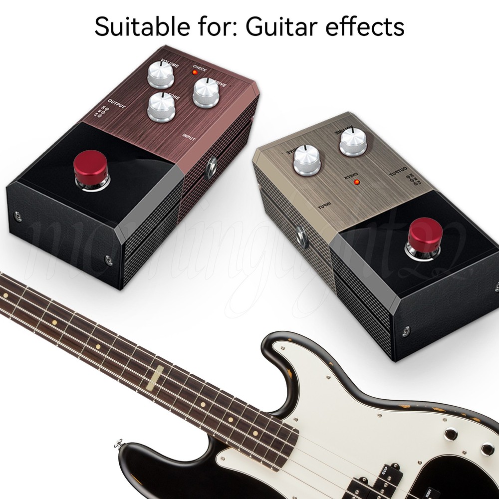2x Effect Pedal Switch Topper Caps Suitable for Guitar Effects Pedals