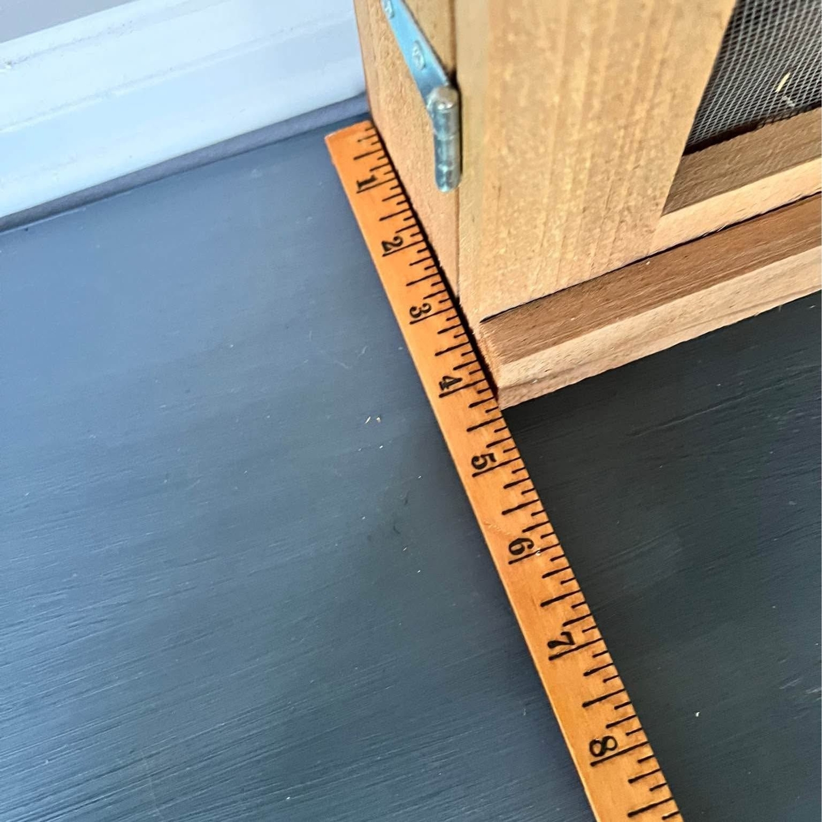 Wooden Insect House with Screen Door