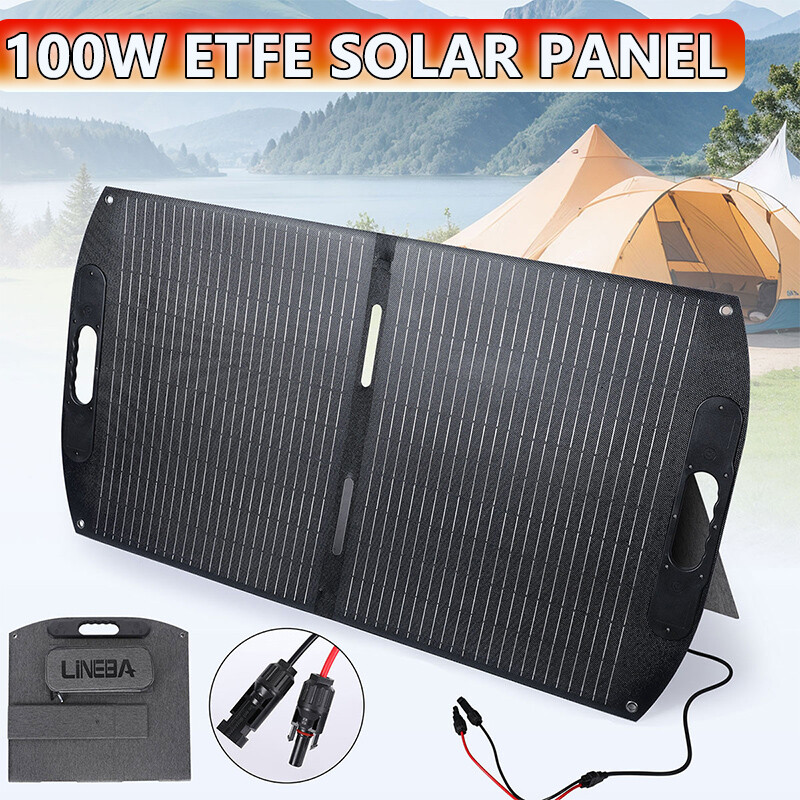 LINEBA 200W Solar Panel Foldable Off-Grid for Power Station 23.4% Efficiency