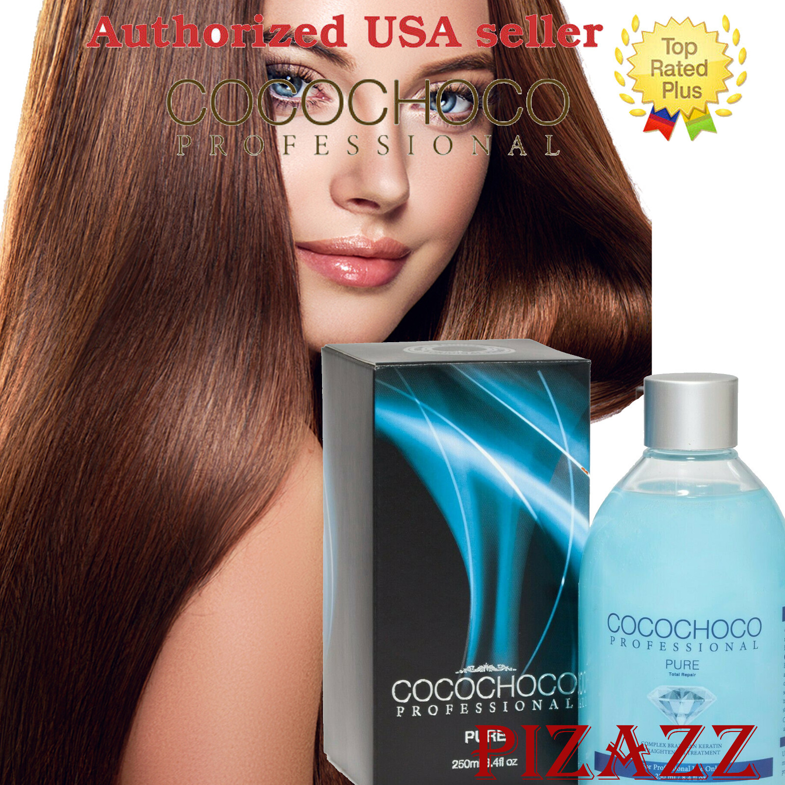 COCOCHOCO Pure Brazilian Keratin Hair Straightening Treatment 8.4oz/250ml