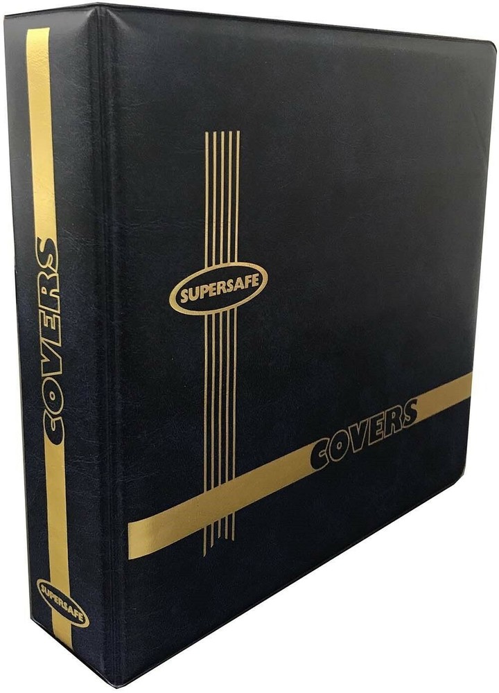 Supersafe #6 First Day Cover FDC Binder Blue 3 D Rings New Large Capacity
