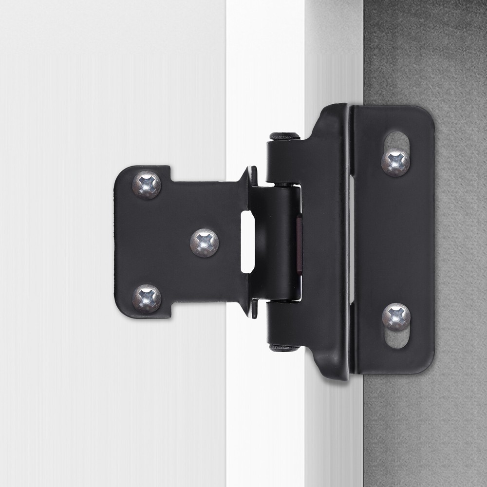 1/2" Overlay Semi Partial Wrap Kitchen Cabinet Hinges Self Closing Cabinet Hinge