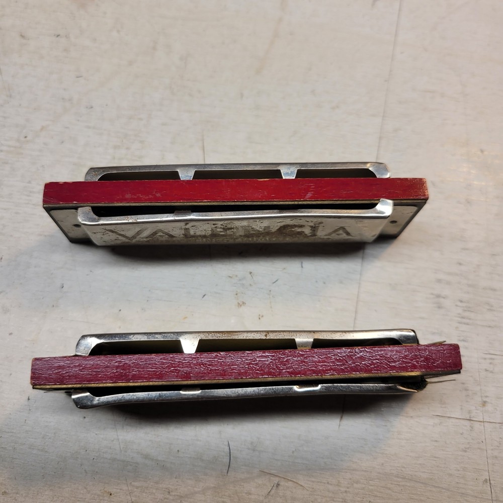 Vintage Valencia Harmonicas A Bit Rough