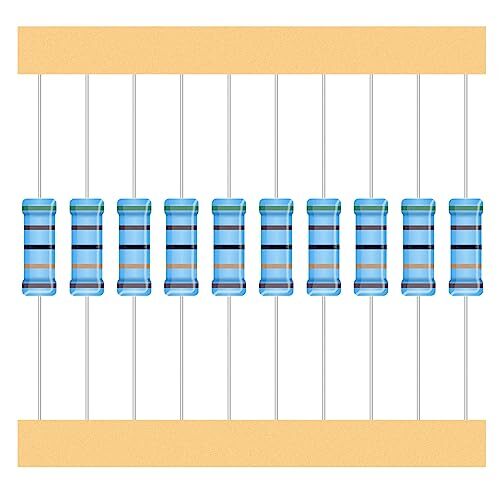 25 Values 2W Metal Film Resistor Kit from 1 Ohm to 1M Ohm 2 Watt 1% Resistors