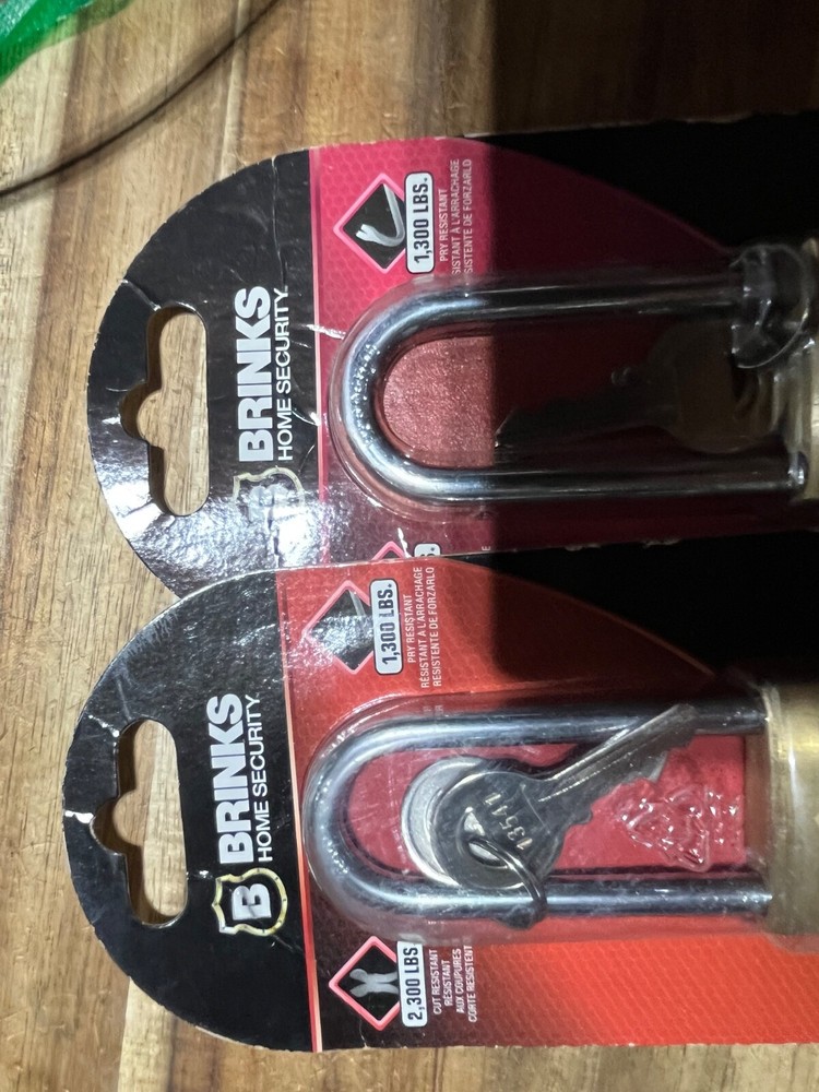 Brinks Pad Locks 1300LB (you get two locks) (26110)