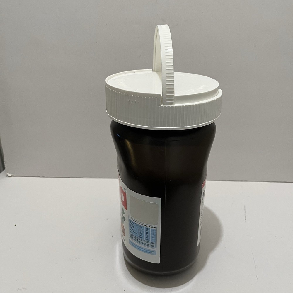 Giant Nutella Limited Edition EMPTY Jar Storage Container Collectable 11" Handle