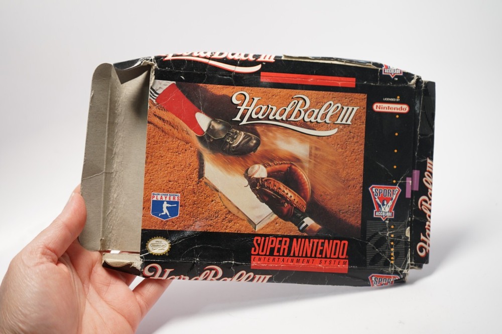 Hardball III (Super Nintendo | SNES) Authentic BOX ONLY