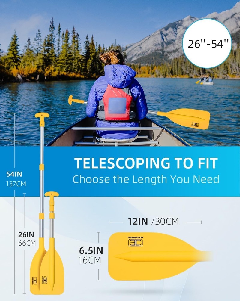 Attwood Emergency Telescoping Paddle for Boating