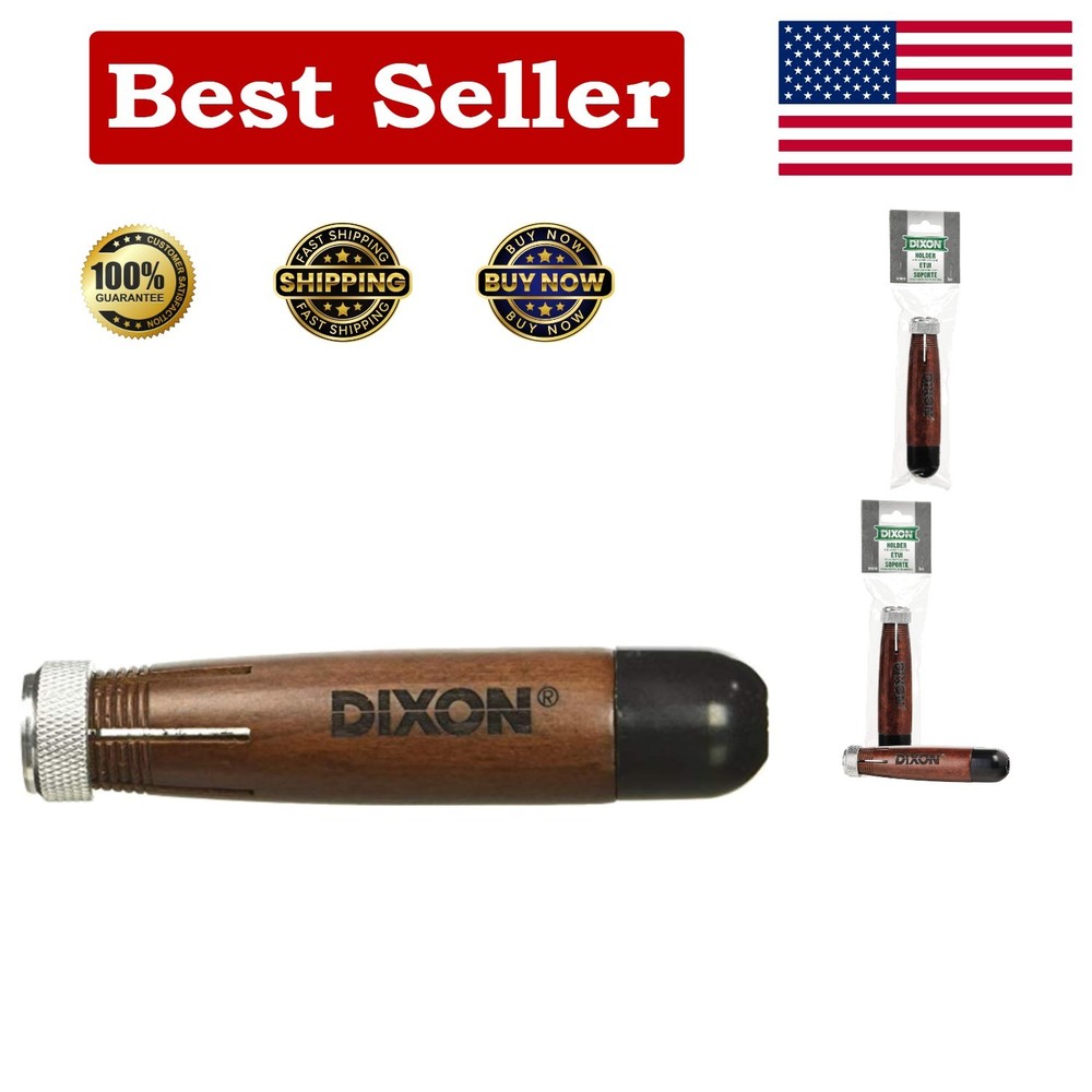 Walnut Crayon Holder Set - 12 Durable Holders for Precision Drawing