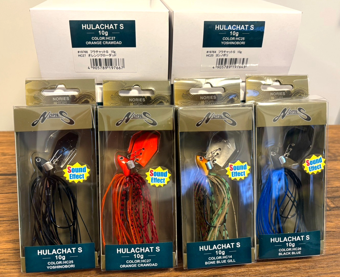 NORIES HULACHAT S Snag less Jig with Sound choose size and color