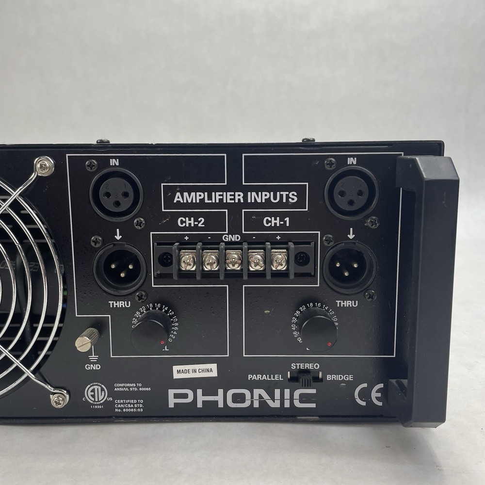 Phonic Icon 300 Professional Amplifier Tested