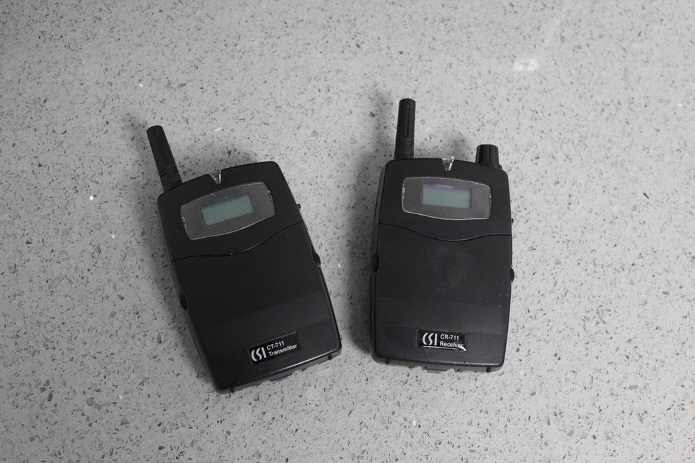 Conference Systems Inc CSI CR-711 CT-711 Wireless Transmitter & Receiver Bundle