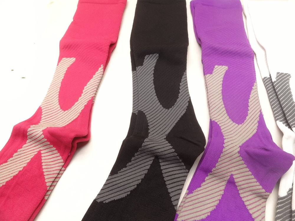 Next Look Knee High Compression Sport Socks Assorted Colors