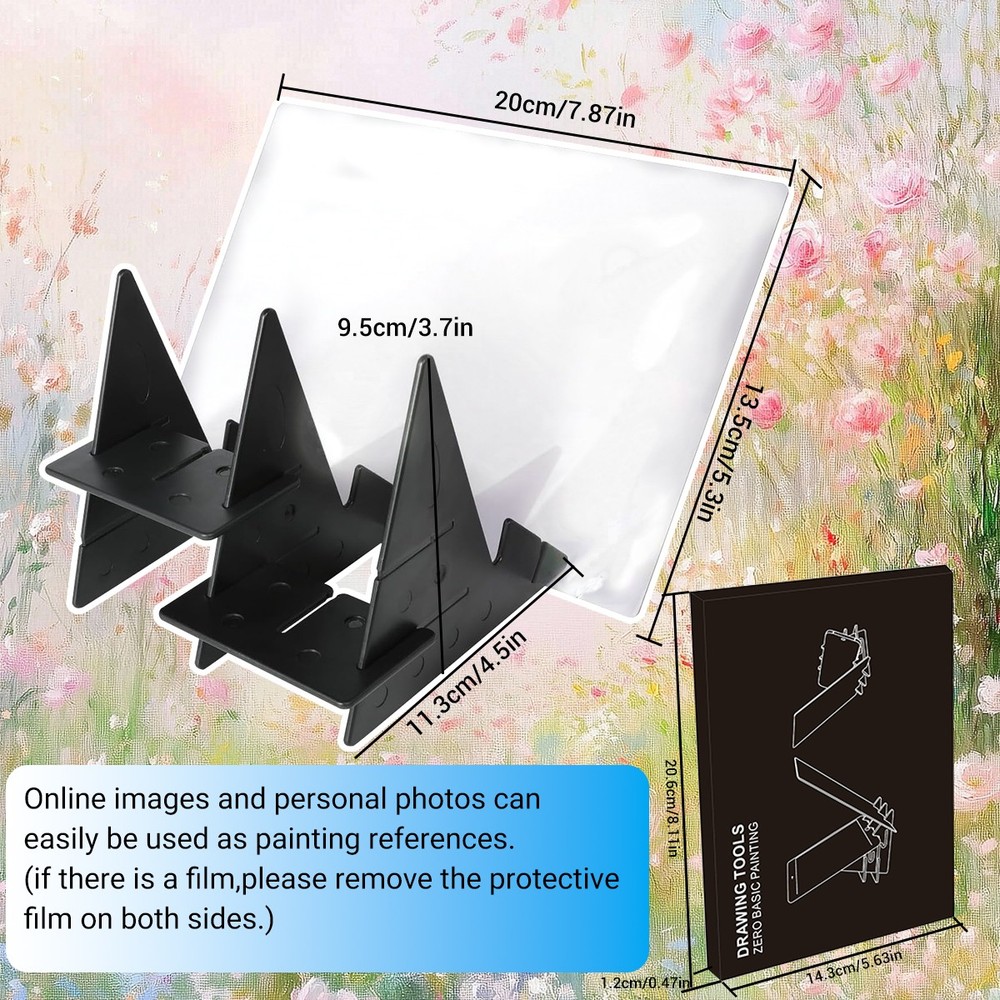 Sketch Pad Tracing Drawing Board Optical Projector Art Painting Reflection 9''