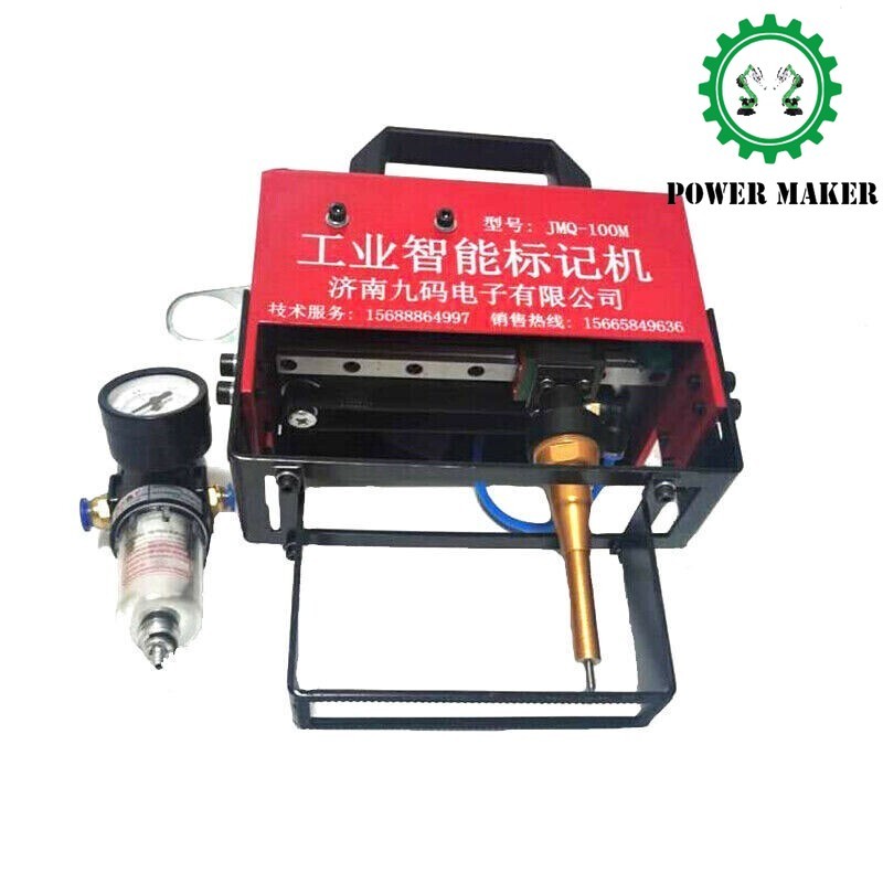 Portable Pneumatic Dot Peen Marking Machine 100*20mm for Code Chassis Number