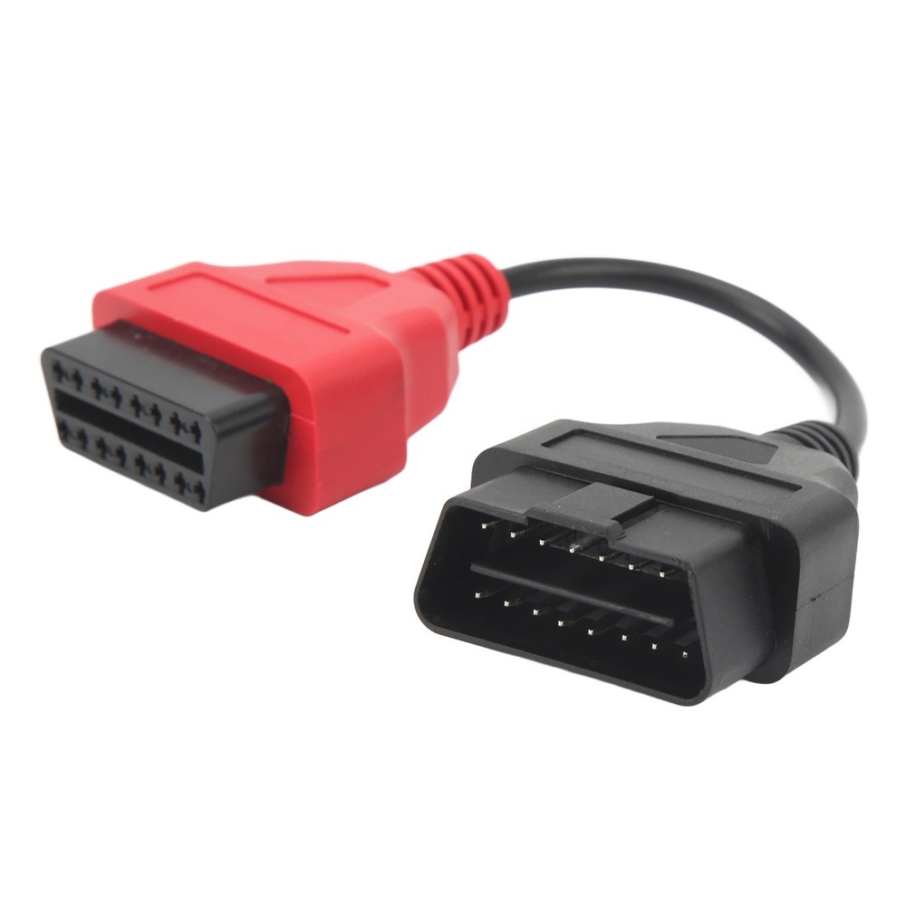 OBDIISVS Red OBD2 SRS Diagnostic Cable Adapter for EcuScan System 2 Reset Tool