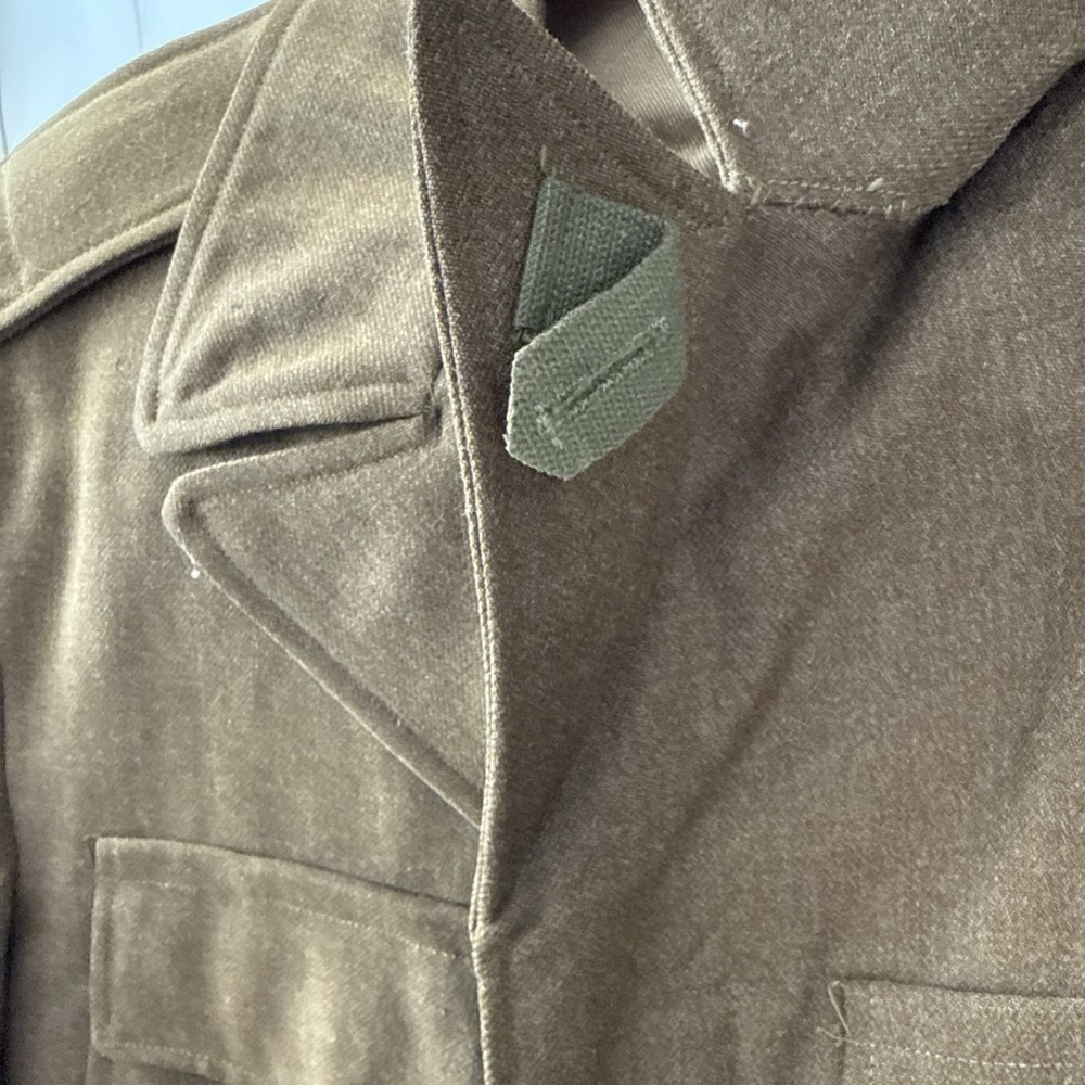 VTG WWII US Army Air Force Wool Field Jacket 36s Training Command Patch 13th Arm