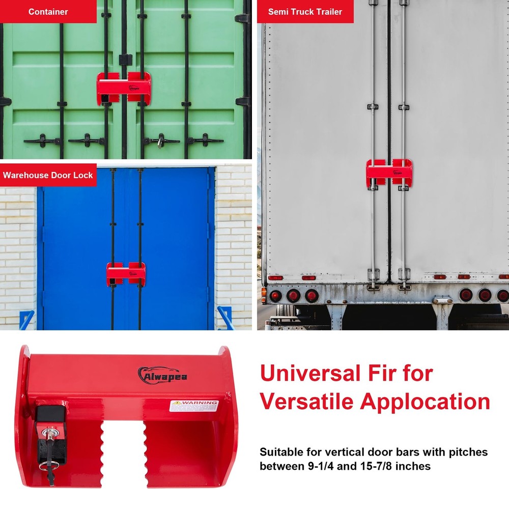 alwapea Cargo Lock, Container Locks, Shipping Container Door Locks