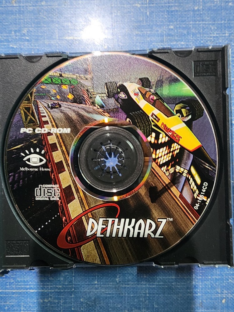 DETHKARZ - the PC CD-ROM WIN SOFTWARE by MELBOUNE HOURSE - RARE Windows GAME OOP