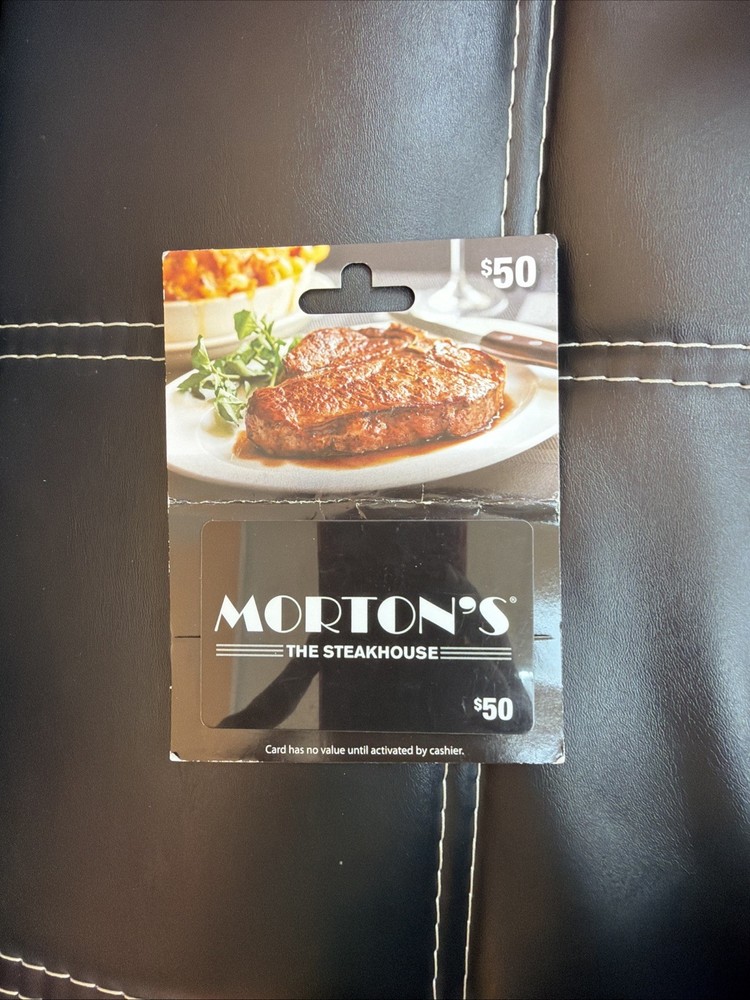 Morton's Physical Gift Card  $50