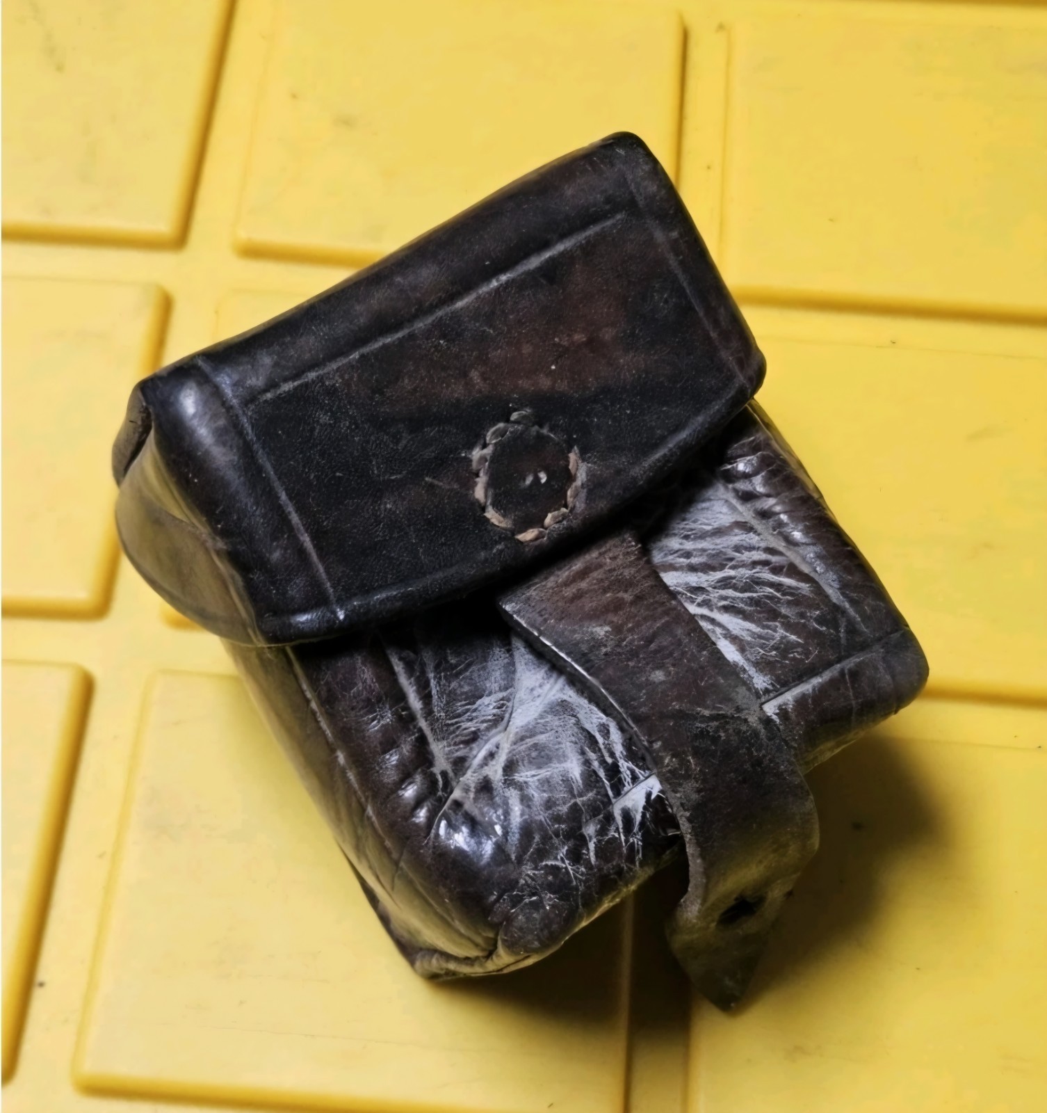 Mauser ammo ammunition pouch leather ww ii ww i 8mm k98 rare Spanish German