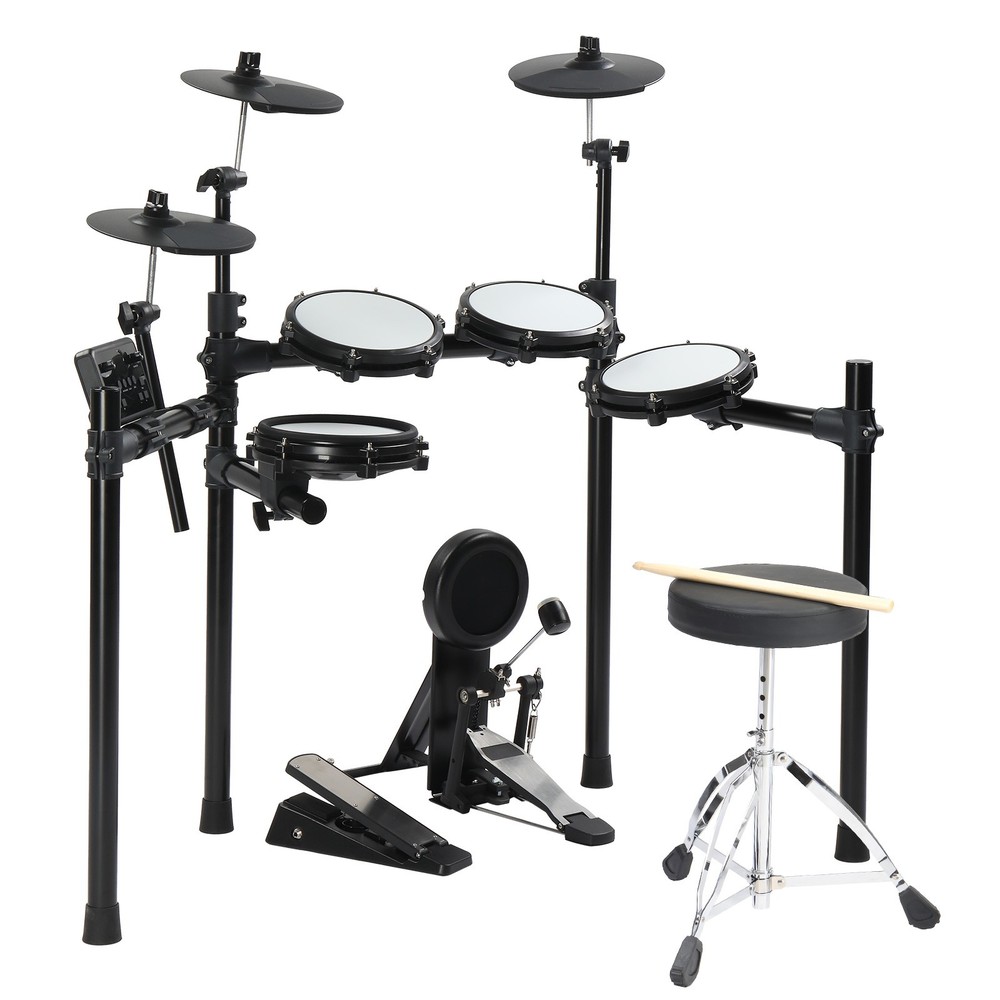 Electronic Drum Set with Drum Module, Headphones, Drumsticks for Beginner