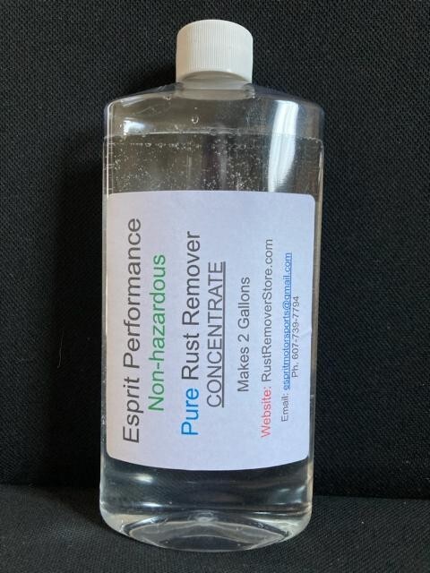 Rust Remover  16 Ounce PURE CONCENTRATE Makes 2 Gallons