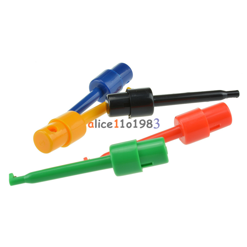 20pcs Large Size Round Single Hook Clip Test Probe for Electronic Testing