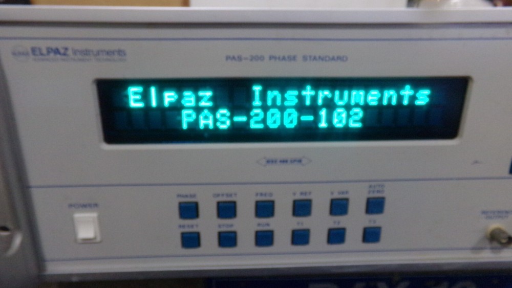 Elpaz Instruments Model: PAS-200 Phase Standard. P/N: PAS200C-102