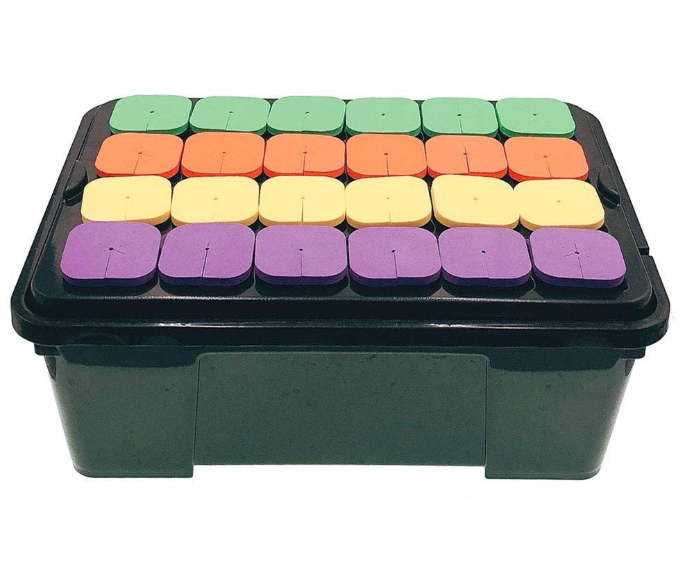 DWC Cloner Rooting Recirculating System 24 Site Cutting Clone and Seeding Roo...