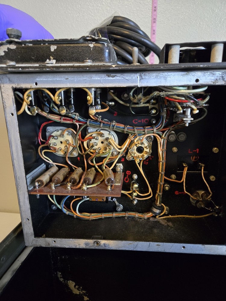 Antique Original World War Two WW2 Era Morse Code Training Machine.