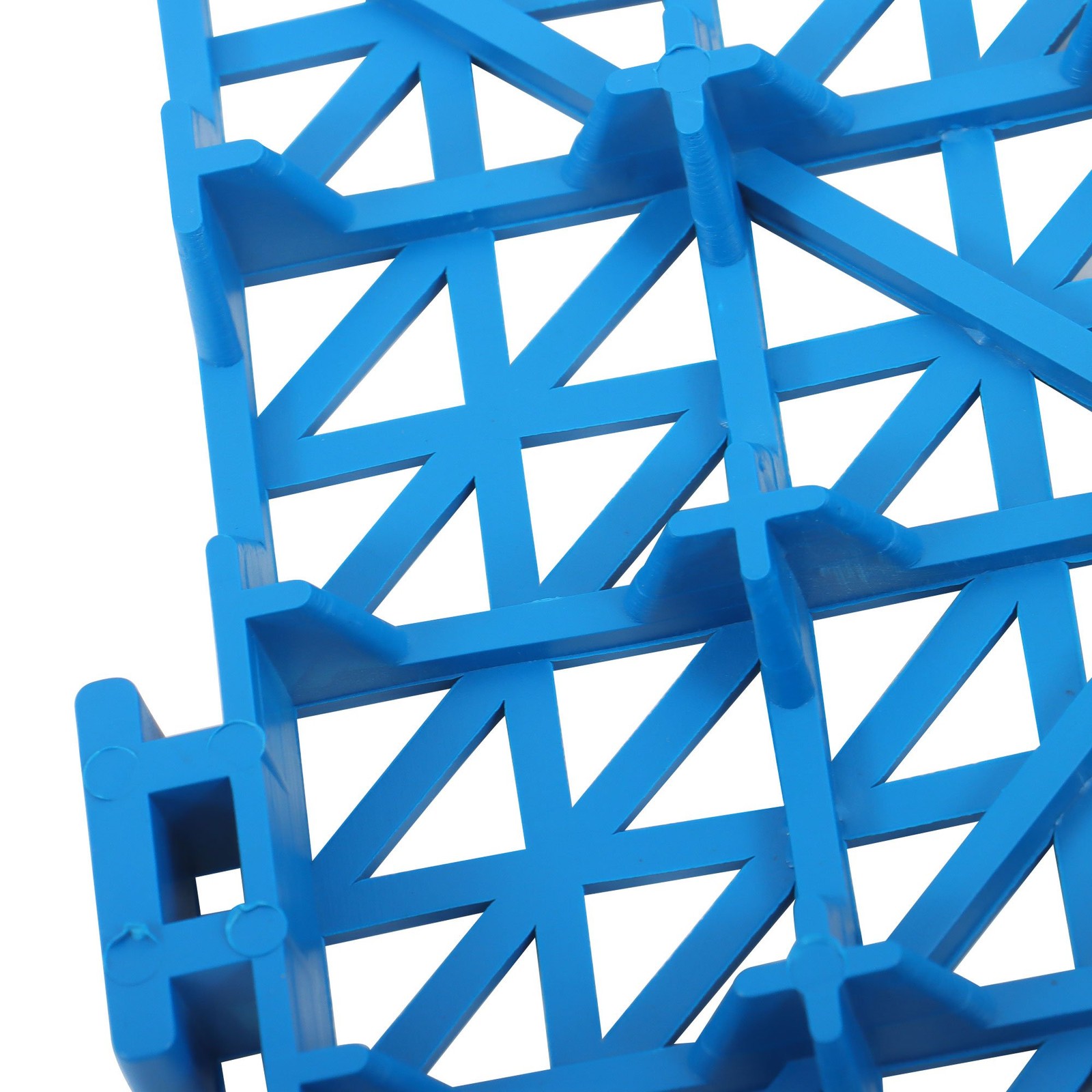 50PCS 12 x 12in Interlocking Drainage Floor Tiles Modular Interlocking Tile Blue